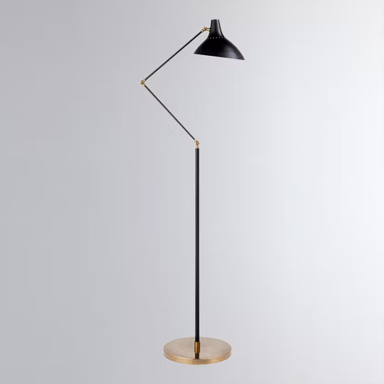 Charlton Floor Lamp Nordic Retro Floor Lamp LED Decoration Iron Standing Floor Lamp (WH-MFL-140)