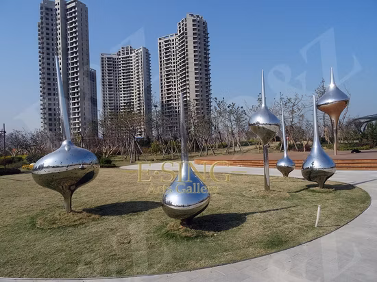 Large Size Modern Outdoor Garden Stainless Steel Metal Art Decor Sculpture for Sale