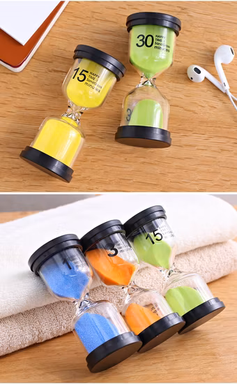 Laconic Plastic Sand Timer Hourglass for School Teaching, Performance Evaluation